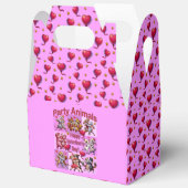 バレンタインデー踊りカップル「パーティー動物」 フェイバーボックス (見開き)