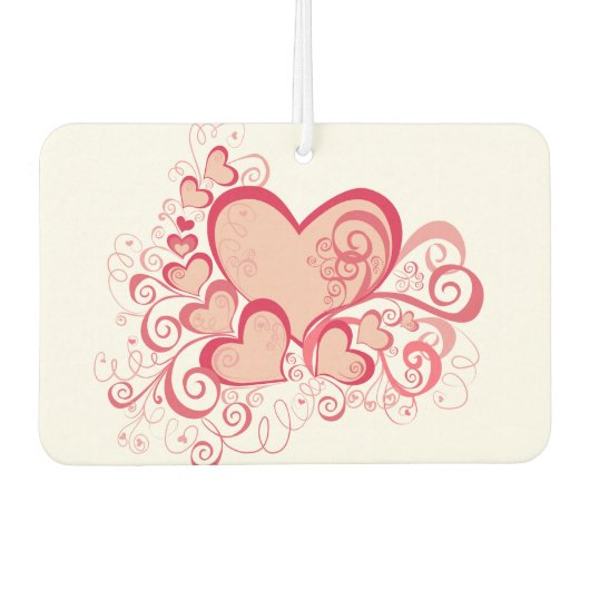 バレンタインデー車フレッシュナー カーエアーフレッシュナー (正面)