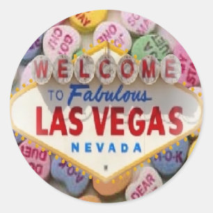 バレンタインデー飴LVスタンプ ラウンドシール