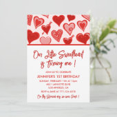 バレンタインデー1日の誕生日の招待状1回 招待状 (スタンド正面)