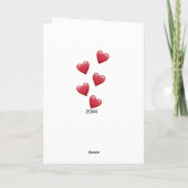 バレンタインデー2の写真：パパから娘へ カード (裏面)