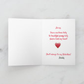 バレンタインデー2の写真：パパから娘へ カード (内部)