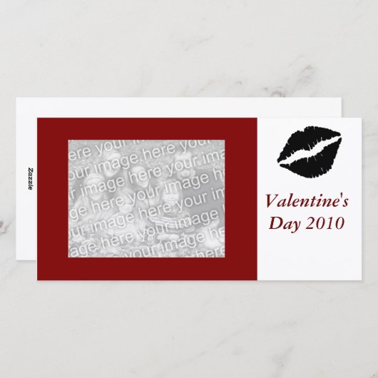バレンタインデー2010フォトカード シーズンカード (正面/裏面)