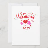 バレンタインデー2023おめでとう シーズンカード (正面)