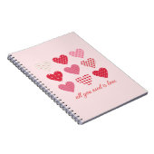 バレンタインデー2023スイーツハート ノートブック (右側)