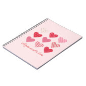 バレンタインデー2023スイーツハート ノートブック (左側)