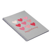 バレンタインデー2023スイーツ赤いハート ノートブック (右側)