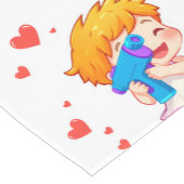 バレンタインデー2025かわいい天使よくはしゃぐたち❤️👼 ショートテーブルランナー (コーナー)