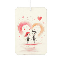 バレンタインデー2025 カーエアーフレッシュナー