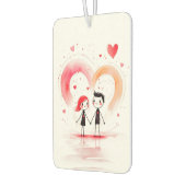 バレンタインデー2025 カーエアーフレッシュナー (左)