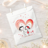 バレンタインデー2025 フェイバーバッグ (クリップ留めされた状態)