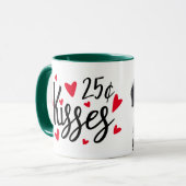 バレンタインデー25cキス..ベルネーズマウンテンドッグ マグカップ (正面左)