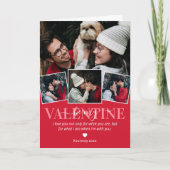 バレンタインデー3写真 カード (正面)