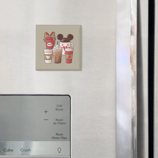 バレンタインデー おもしろ ラテ コーヒー好き マグネット (インサイチュ (冷蔵庫))
