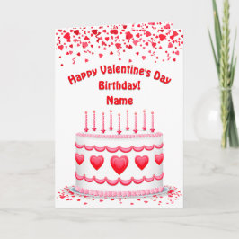 バレンタインデー お誕生日ケーキ オーダーメイド キャンドル カード