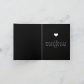 バレンタインデー かわいいハート柄 カード (内部)