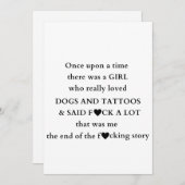 バレンタインデー かわいい犬 ペット フォト ホリデー カード (正面/裏面)