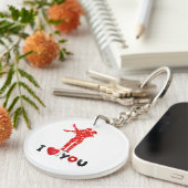 バレンタインデー,アクリルキーチェーン キーホルダー (正面右)