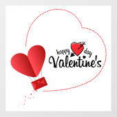 バレンタインデー ウィンドウサイン (シート)