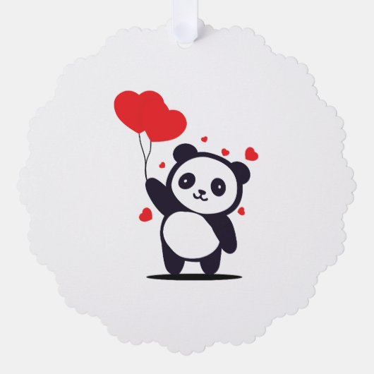 バレンタインデー オーナメントカード (正面)