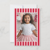 バレンタインデー カスタム フォトグラフ モダン ノートカード (正面)