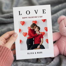 バレンタインデー カスタム フォト コラージュ 愛