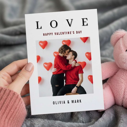 バレンタインデー カスタム フォト コラージュ 愛 シーズンカード