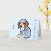 バレンタインデー カード (黄色い花)