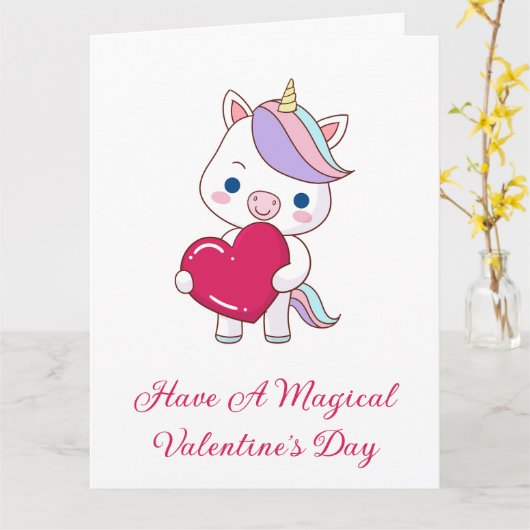 バレンタインデー カード (黄色い花)