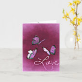 バレンタインデー カード (黄色い花)