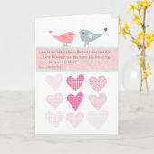 バレンタインデー カード (黄色い花)