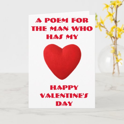 バレンタインデー カード (黄色い花)