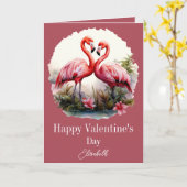 バレンタインデー カード (黄色い花)