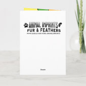 バレンタインデー カード | カエル テーマ (裏面)