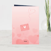 バレンタインデー カード | カワウソ グリーティング カード (裏面)