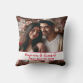 バレンタインデー |キャンディハートの会話の写真 クッション (裏面)