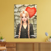 バレンタインデー キャンバスプリント (インサイチュ (リビング))