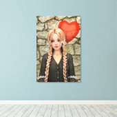 バレンタインデー キャンバスプリント (インサイチュ (ウッドフロア))