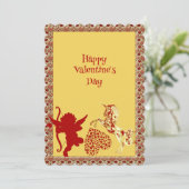 バレンタインデー キューピッド ロマンチック ハート ゴールデンホース 案内状 (スタンド正面)