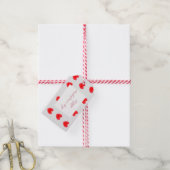 バレンタインデー，ギフトラベル，愛，ロマンチック，ハート ギフトタグ (より糸付き)