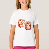 バレンタインデー ギフト: おそろい カップルTシャツ - Cu Tシャツ (正面)