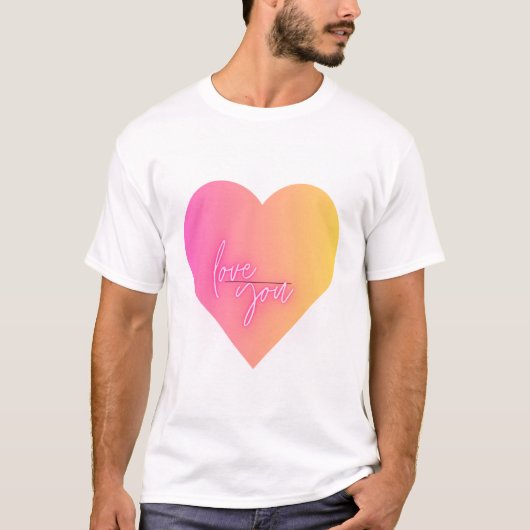 バレンタインデー ギフト Tシャツ (正面)