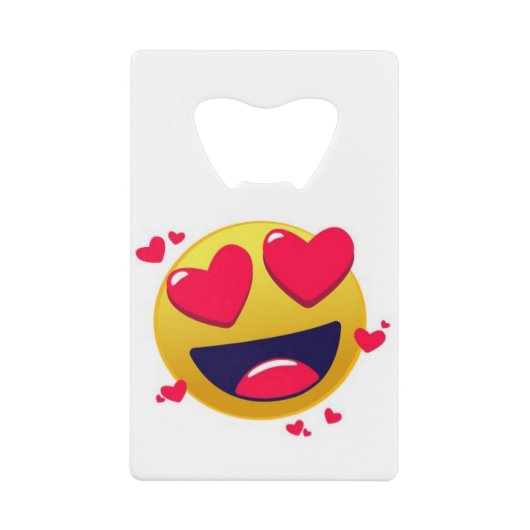 バレンタインデー❤ クレジットカード栓抜き (正面)