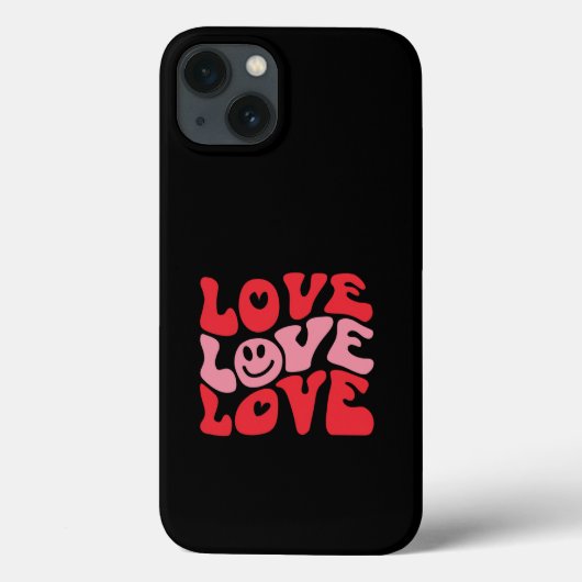 バレンタインデー グルービー 面白い ホリデー 愛してる Case-Mate iPhoneケース (裏面)