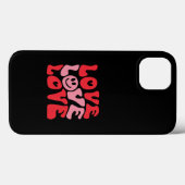 バレンタインデー グルービー 面白い ホリデー 愛してる Case-Mate iPhoneケース (裏面 (横))