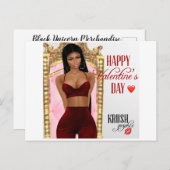 バレンタインデー ケシャ ポストカード (正面/裏面)