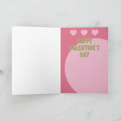 バレンタインデー　コーギー愛をワンワン シーズンカード (内部)