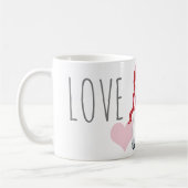 バレンタインデー コーヒーマグカップ (左)