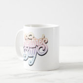 バレンタインデー コーヒーマグカップ (正面左)