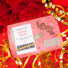 バレンタインデー コーヒー お菓子 ラブ カップル クーポン